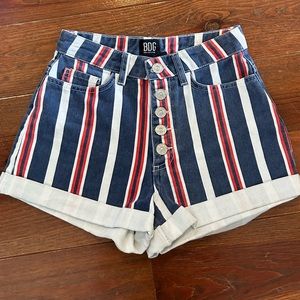 Urban Outfitters BDG striped shorts